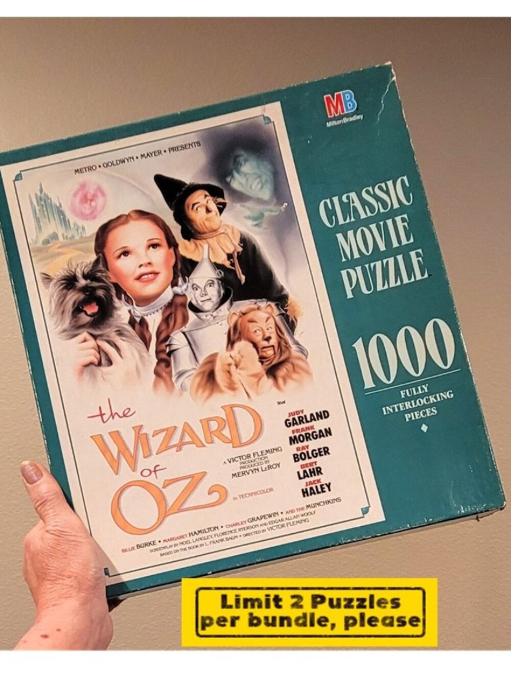 THE WIZARD OF OZ vintage NEW Jigsaw Puzzle by Milton Bradey 1000 pieces